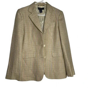 Brooks Brothers Brown Plaid Blazer
